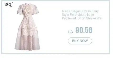 IEQJ Elegant Big Swing Irregular Ruffles Party Maxi Dresses For Women Cloak Sleeves Spliced Lace Up Pleated Dress 2025 New