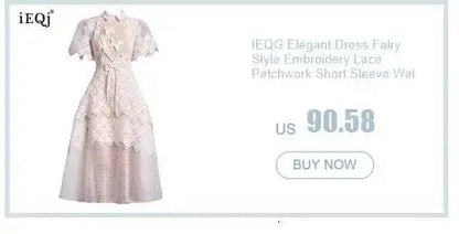 IEQJ Elegant Big Swing Irregular Ruffles Party Maxi Dresses For Women Cloak Sleeves Spliced Lace Up Pleated Dress 2025 New