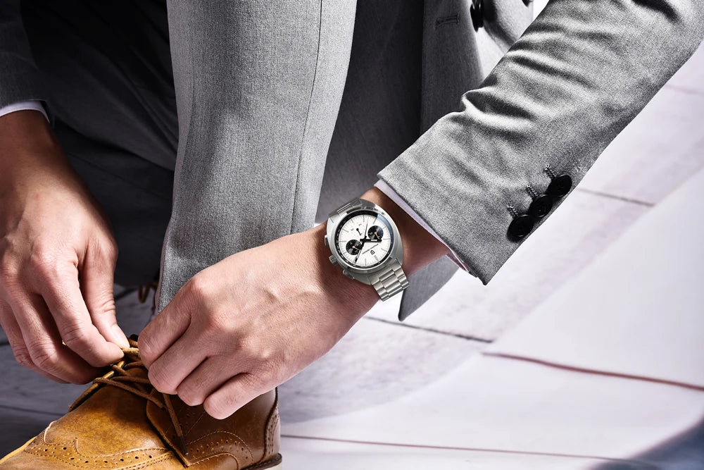 PAGANI DESIGN Men's Watches Luxury Quartz Wrist Watch For Men AR Sapphire Speed Chronograph Retro Dial Clock Reloj Hombre 2026