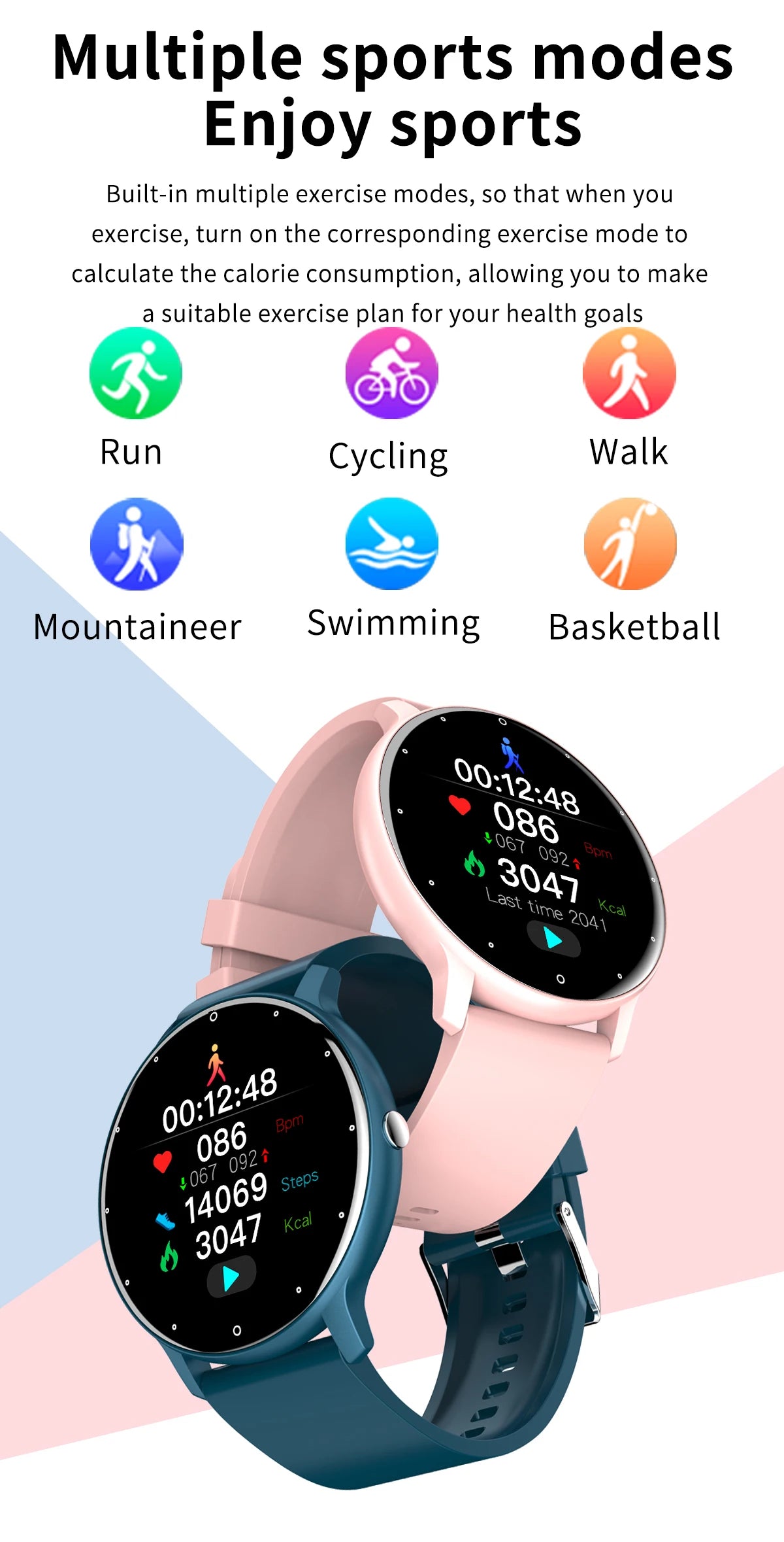 LIGE New Smart Watch Men Sports Fitness Watches Heart Rate Full Touch Screen Bluetooth Call 2026 New Ultra Light Smartwatch Men