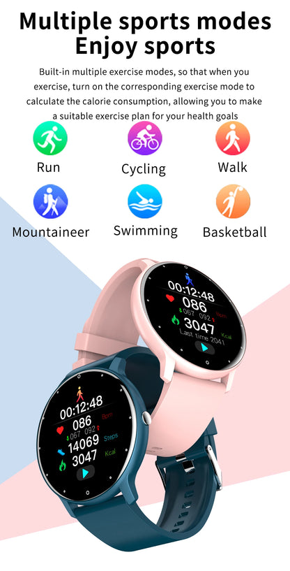 LIGE New Smart Watch Men Sports Fitness Watches Heart Rate Full Touch Screen Bluetooth Call 2026 New Ultra Light Smartwatch Men