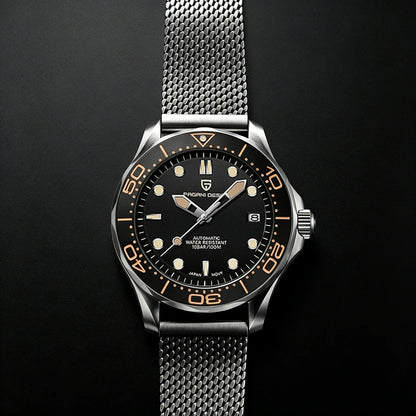 PAGANI DESIGN Men's Watches 2026 Luxury Mechanical Wristwatches Automatic Watch For Men AR Sapphire Ceramic Bezel Luminous Clock