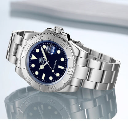 ADDIESDIVE New Luxury Men's Watch Stainless Steel BGW9 Super Luminous Quartz Men's Watch Diver 200m Men Analog Watches MY-H3C