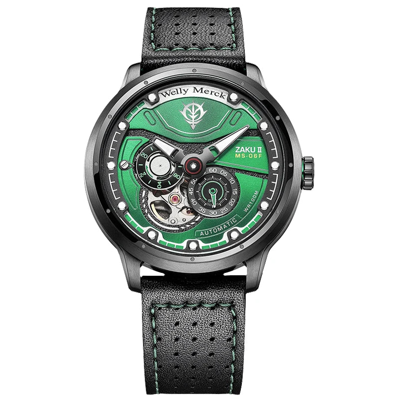 WM Watch Automatic Mechanical Watches Man Stainless Steel Waterproof MIYOTA 82S7 Limited Edition Welly Merck Watch Joint Series