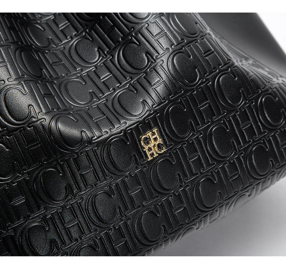 Women's Bag New Fashion Large Capacity Shopping Travel Commuting Female Bag Fashion Classic Luxury Brand Ladies PU Bucket Bags