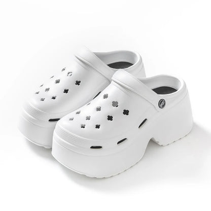 Chunky Platform Clogs Shoes for Women Thick Bottom Non Slip Beach Sandals Woman Summer Fashion Wedges EVA Sandals Slippers