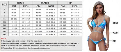New Sexy Floral Print Push Up Bikini 2024 Women Swimwear Female Swimsuit Two Pieces Thong Bikini Set Bather Bathing Suit Beach