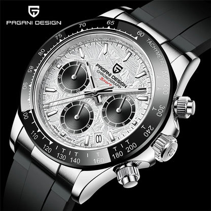 PAGANI DESIGN 2026 New Men Watches Luxury Quartz Watch For Men 100M Waterproof Sports Chronograph Wristwatch for Men gift