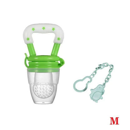 Baby Fruit and Vegetable Teether Fresh Food Supplement Toys Infant Fruit Teething Silicone Pouches Baby Feeding Tableware