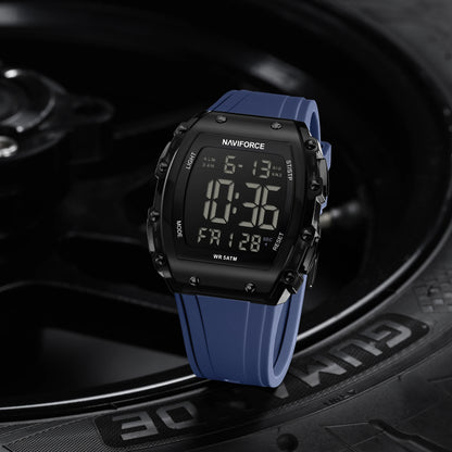 NAVIFORCE Fashion Student Watches Electronic LED Digital Watch for Men Watch Waterproof Sport Multifunctional Alarm Clock Man
