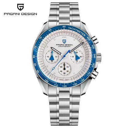 2026 New PAGANI DESIGN Gold Men's Quartz Watches Luxury VK63 Speed Sports Chronograph Watch Men AR Sapphire Ceramic Bezel Clock