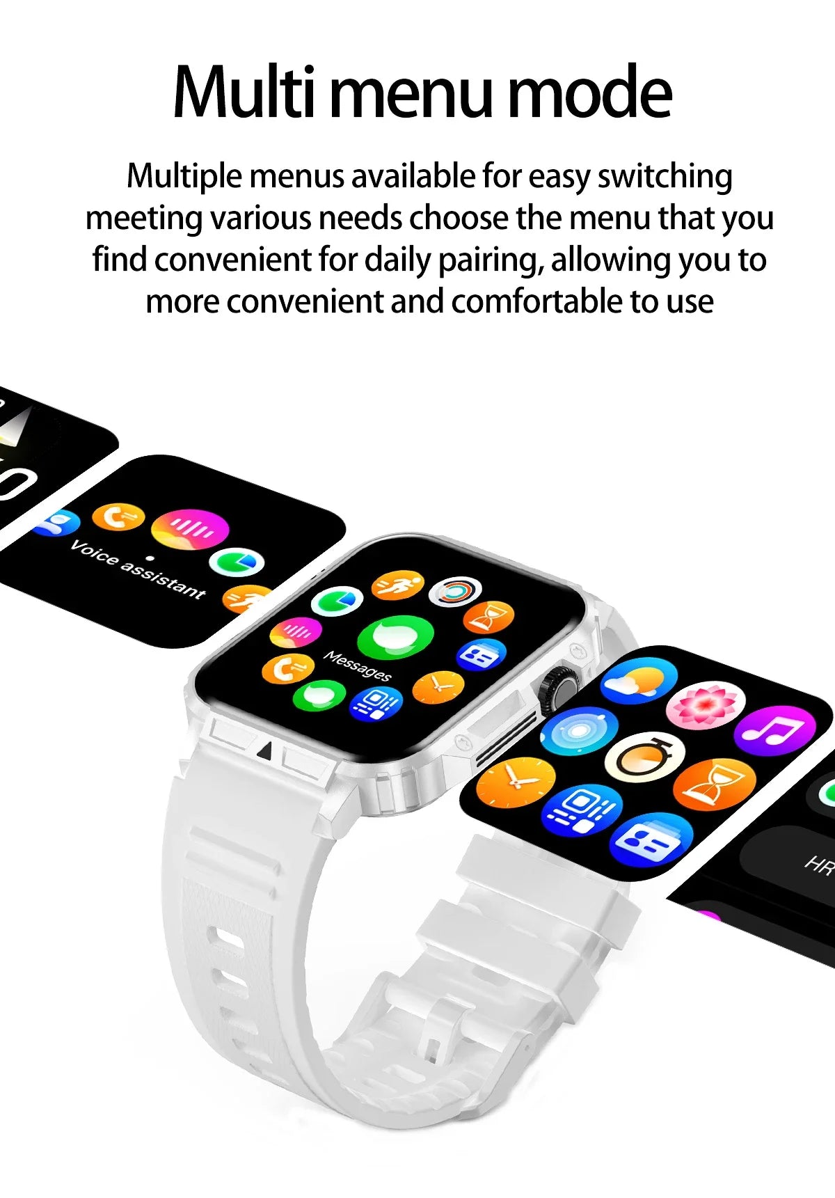2026 Smartwatch 1.95" Inch Screen Health Monitoring Watches IP68 Waterproof  Sport Fitness Smart Watch Android IOS For Men Women