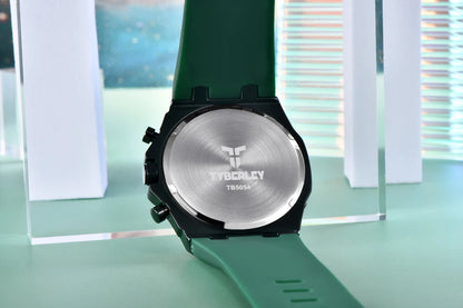 2025 New TYBERLEY Men's Watches Top Brand Luxury Quartz Watch Men Chronograph Wristwatches Sports Waterproof Luminous Grid Clock