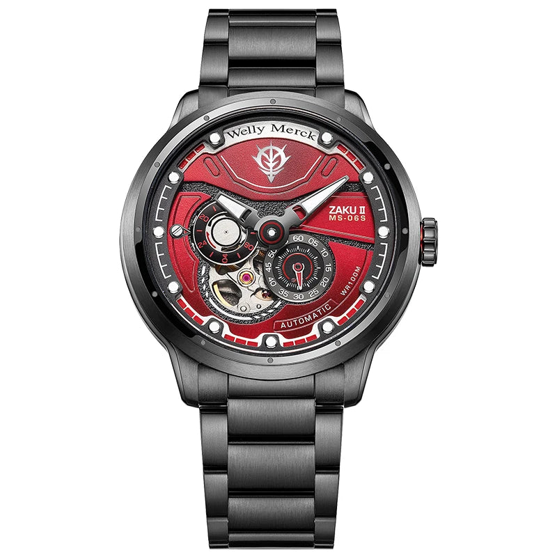 WM Watch Automatic Mechanical Watches Man Stainless Steel Waterproof MIYOTA 82S7 Limited Edition Welly Merck Watch Joint Series