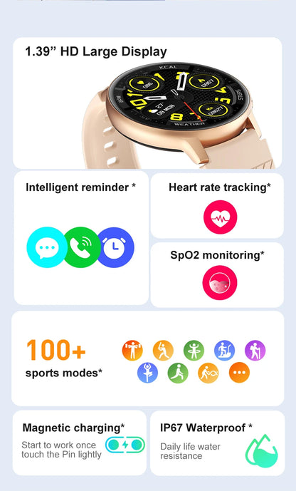 FOXBOX Smart watch Health Monitoring Sport Fitness Tracker Bluetooth Call Waterproof Men Women Luxury Smartwatch For IOS Android