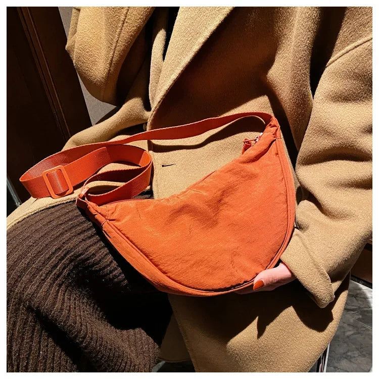 Convenient casual nylon women's crossbody bag shoulder bag large capacity handbag women's travel shopping bag women's wallet