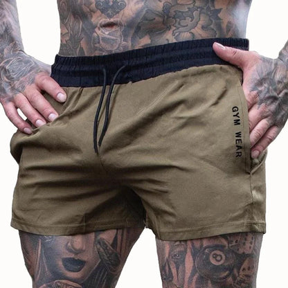 2026 Summer Gym Fitness Men's Shorts Sweatpants Thin Fashion Men Marathon Running Shorts Sports Breathable Training Pants