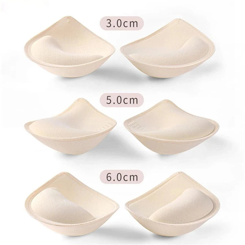Women Sexy Breast Insert Push Up Bra Enhancer Swimsuit Bikini Pad Removeable Foam Chest Accessories Swimsuit Thickness 4/5/6cm