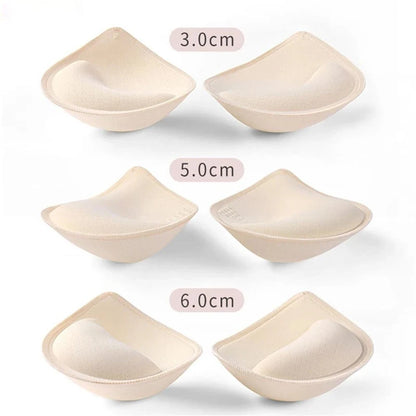 Women Sexy Breast Insert Push Up Bra Enhancer Swimsuit Bikini Pad Removeable Foam Chest Accessories Swimsuit Thickness 4/5/6cm