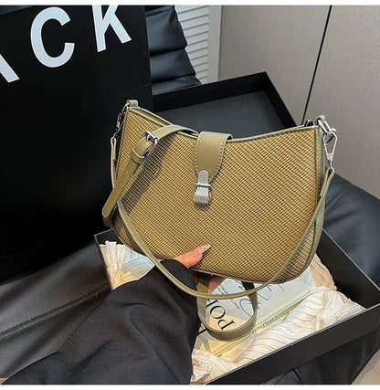 Large Capacity Diaper Bag For Women High-End Minimalist Leather Backpack Stylish Casual Unique Design Commuter