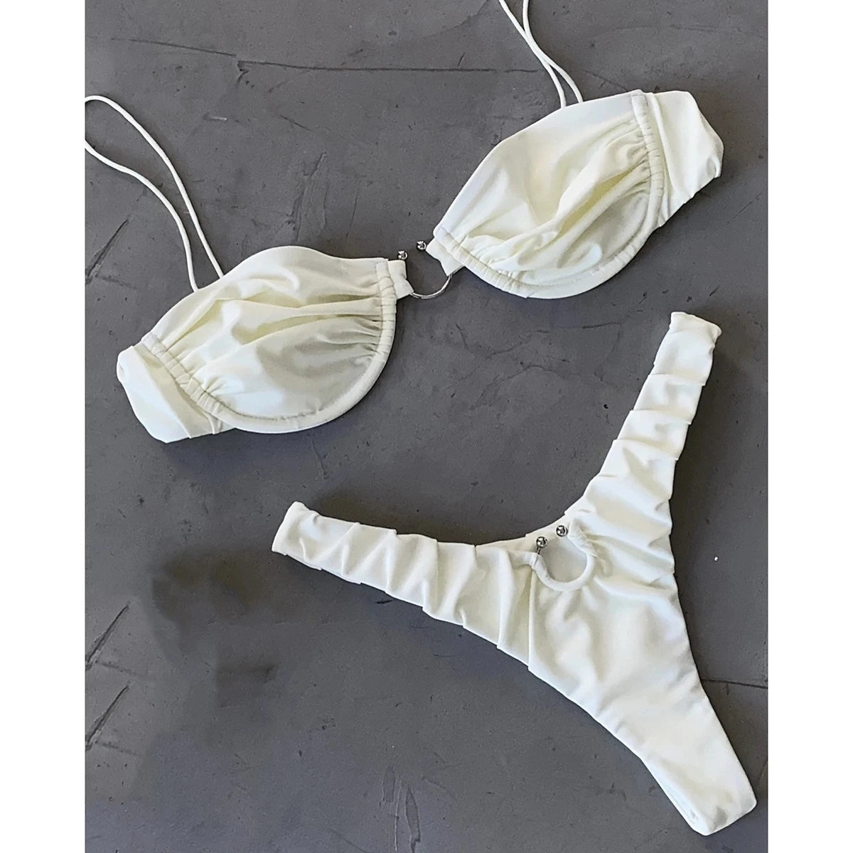 Solid Micro Bikinis Sexy Women Swimsuits Female Swimwear 2026 Bikini Set Bathing Suit Swimming Suits Beachwear Solid Biquini