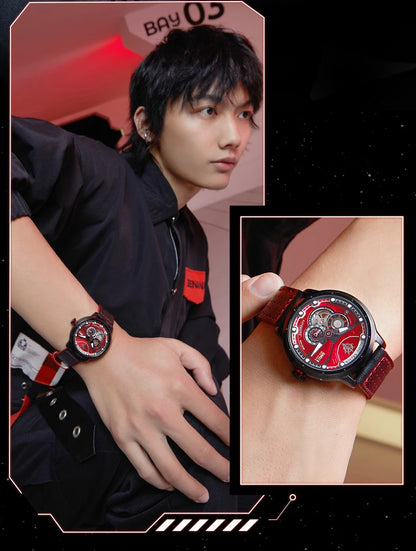 WM Watch Automatic Mechanical Watches Man Stainless Steel Waterproof MIYOTA 82S7 Limited Edition Welly Merck Watch Joint Series