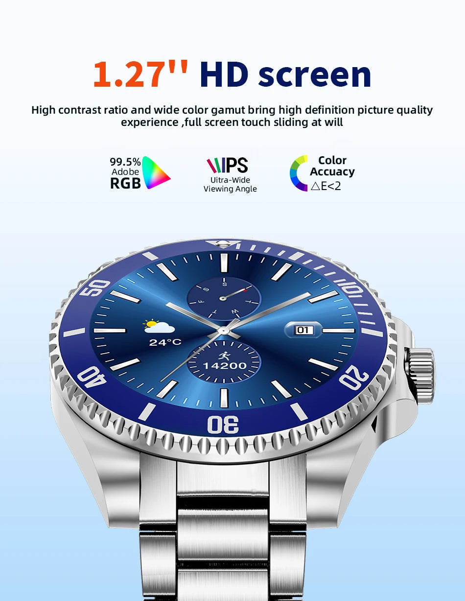 New 2026 Style Luxury Smart Watch Dials Answer Call For Men Waterproof Sport Digital Business Smart Watches For Gift Smart Band