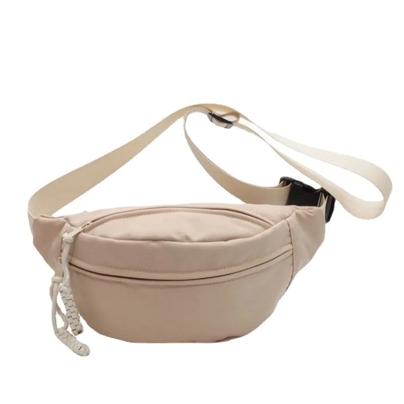 Women Waist Pack Large Capacity Nylon Fanny Pack Street Style Chest Bag Fashion Shoulder Crossbody Bags Casual Waist Belt Bag