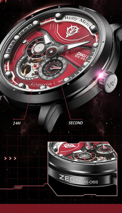 WM Watch Automatic Mechanical Watches Man Stainless Steel Waterproof MIYOTA 82S7 Limited Edition Welly Merck Watch Joint Series