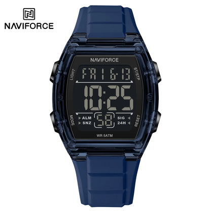NAVIFORCE Top Brand Luxury Mens Watches Alarm Stopwatch LED Digital Backlight Display Waterproof Sport Watch Men Montre Homme