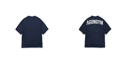 AGONGYM New Fashion Trend Men T-shirt Sports Cotton Short Sleeves Loose Shirts Bodybuilding Fitness Comfortable Slim Fit Tee Top