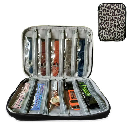 Waterproof Portable Box watch Holder Organizer Storage for Men Women smart watch boxes for Apple watch strap storage box watches