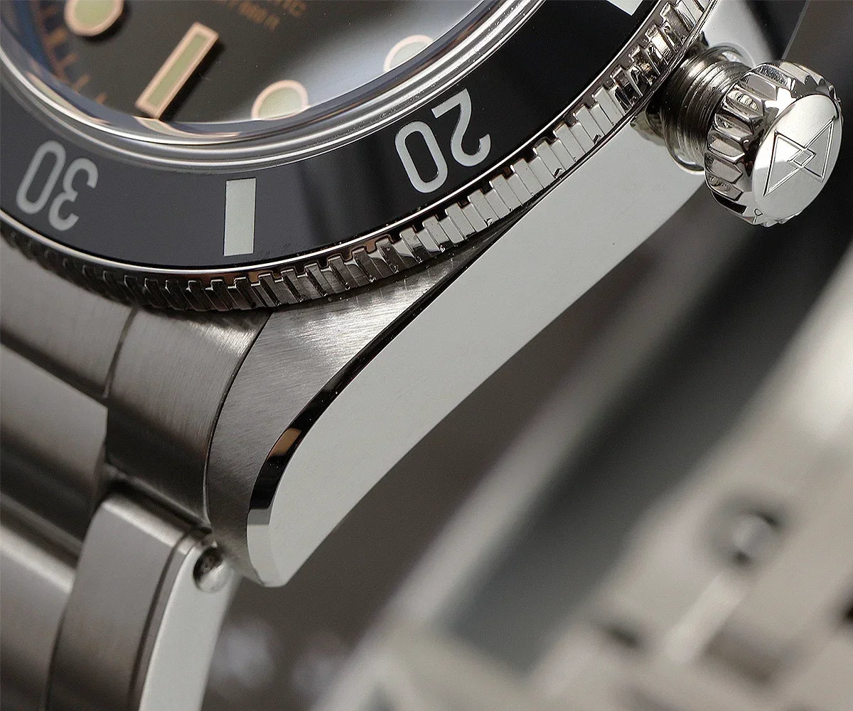 2025 Cronos Luxury Men's Watches 37mm Diver BB54 Vintage Automatic Matt/ Aluminum Bezel Female End Links Sapphire 20 Bar L6033