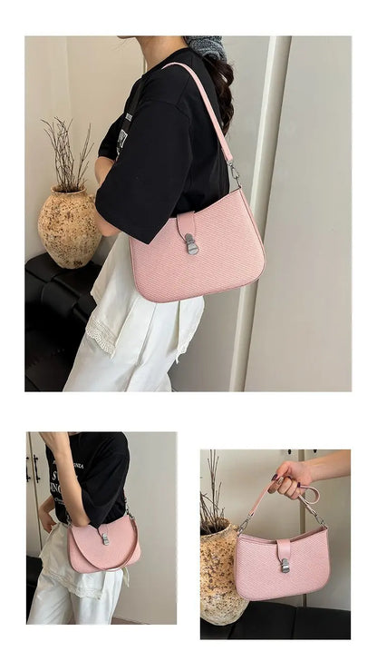 Large Capacity Diaper Bag For Women High-End Minimalist Leather Backpack Stylish Casual Unique Design Commuter
