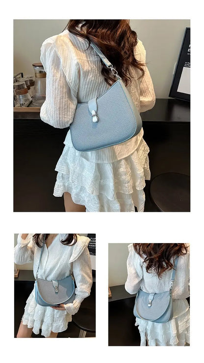 Large Capacity Diaper Bag For Women High-End Minimalist Leather Backpack Stylish Casual Unique Design Commuter