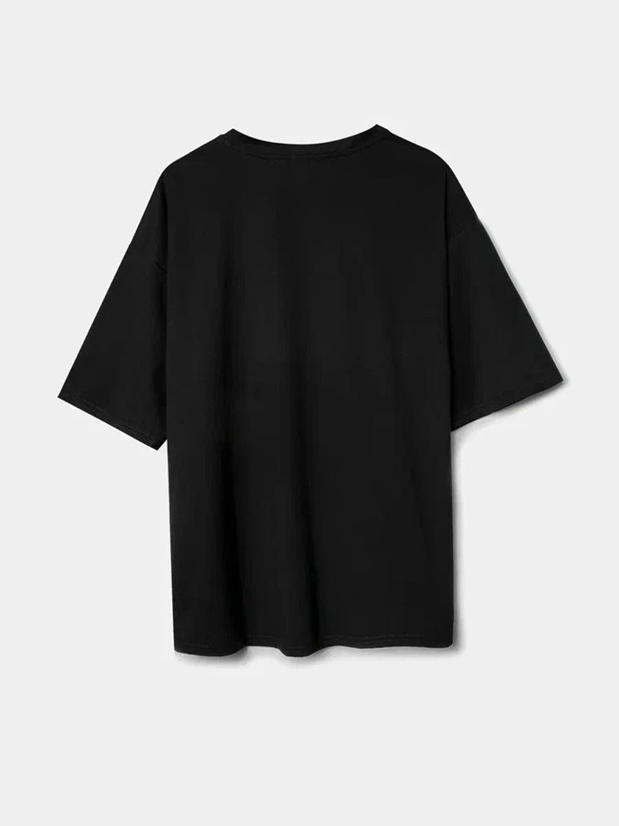 Bornladies 100% Cotton Poker Card Printed T-Shirt Women's Fashionable O-Neck Loose Short Sleeved Female Summer New Casual Top