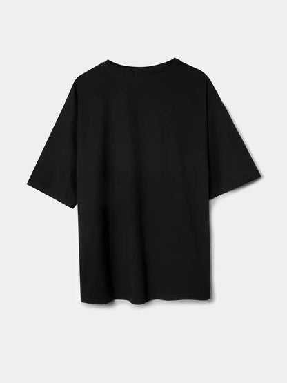 Bornladies 100% Cotton Poker Card Printed T-Shirt Women's Fashionable O-Neck Loose Short Sleeved Female Summer New Casual Top