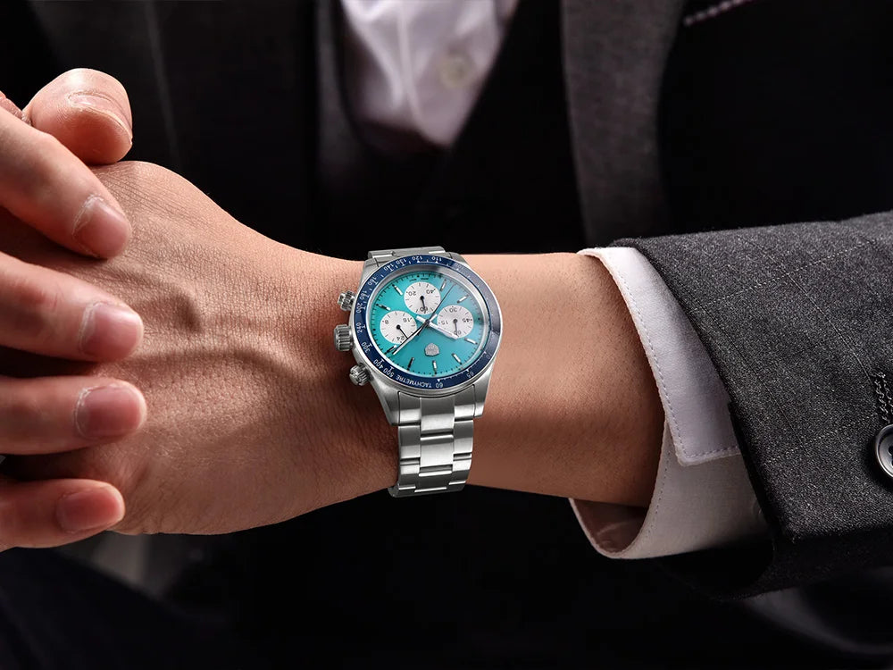 2026RollsTimi Luxury Quartz Watches men's Vk63Movt sports Chronograph men's fashion sapphire all-steel diving watch reloj hombre