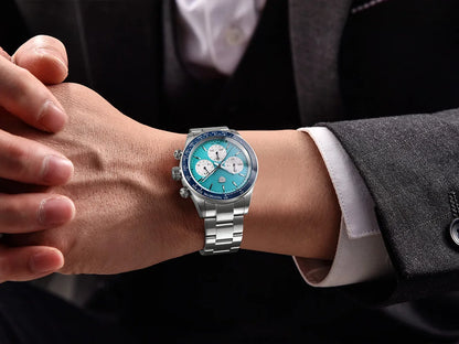 2026RollsTimi Luxury Quartz Watches men's Vk63Movt sports Chronograph men's fashion sapphire all-steel diving watch reloj hombre