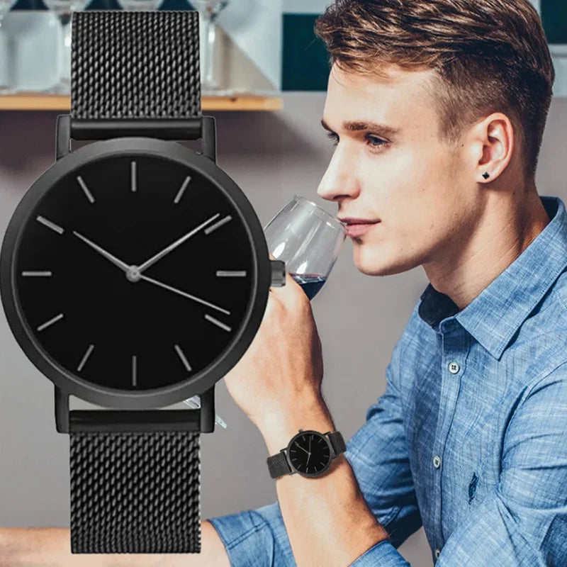 Top Brand Women's Watches Luxury Metal Mesh Simple Quartz Watches Fashion Elegant Rose Gold Ladies Wristwatch Clock Reloj Mujer