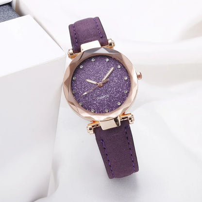 Business Quartz Watch Fashion PU Leather Strap Daily Quarts Watches Suitable for Daily Dating Gift Wristwatch
