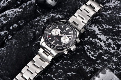 2026 New PAGANI DESIGN Panda Men's Watches Luxury Quartz Chronograph Waterproof AR Sapphire Mirror Sports Watch For Men Luminous