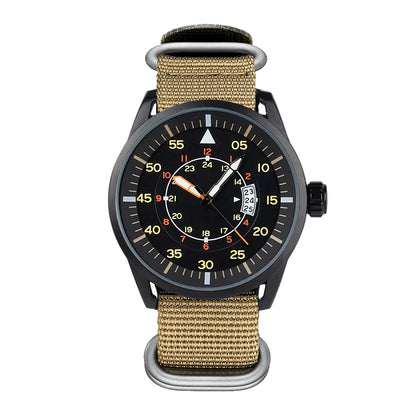 ADDIESDIVE Men Luminous Watch 5Bar Waterproof High Quality Nylon Strap Wristwatch Men Quartz Wirst Watches Relogio Masculino