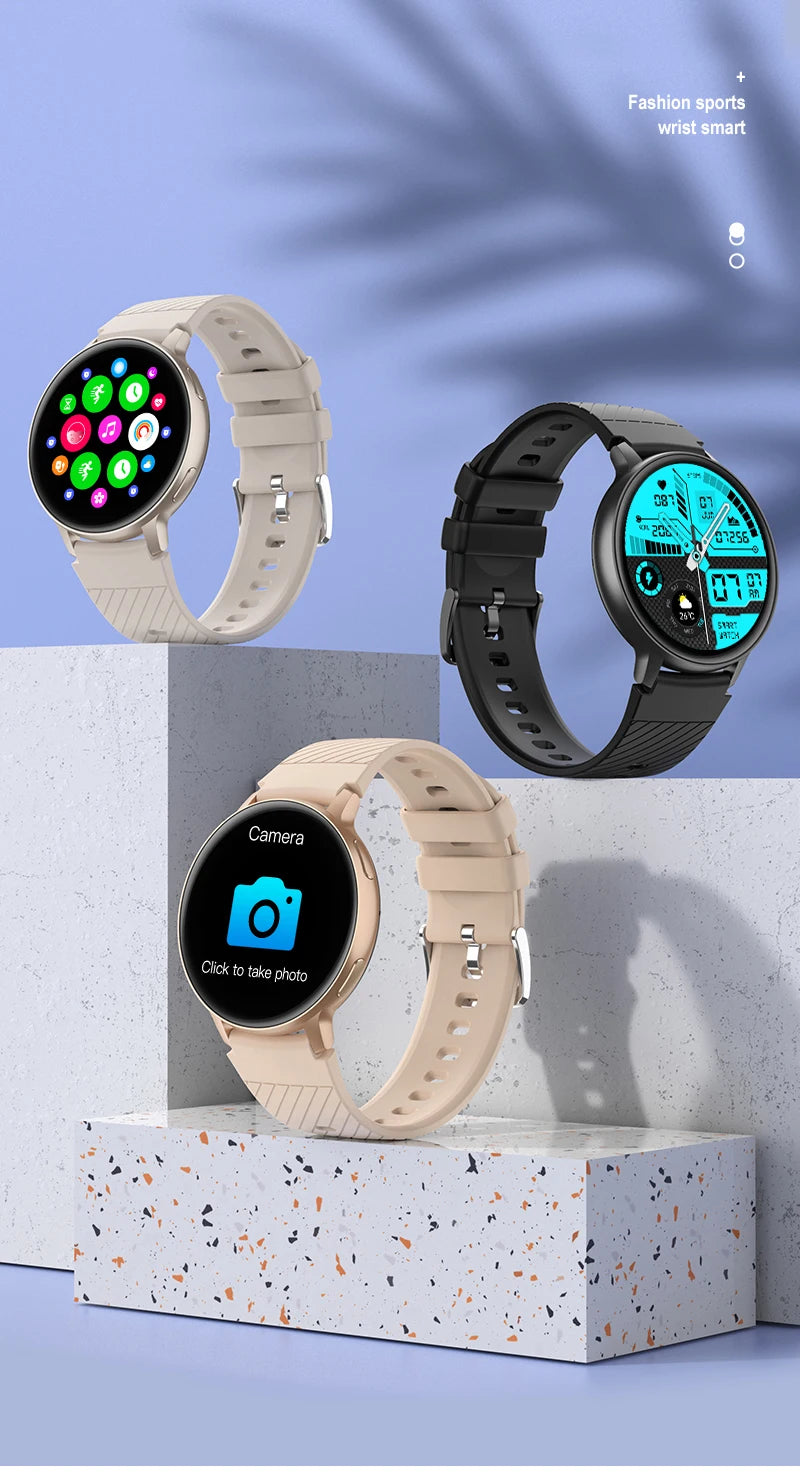 FOXBOX Smart watch Health Monitoring Sport Fitness Tracker Bluetooth Call Waterproof Men Women Luxury Smartwatch For IOS Android