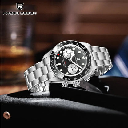 Pagani design Panda retro men's watches 2026 new top business quartz watch men's VK64 chronograph AR Sapphire sports clock reloj