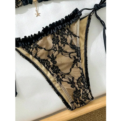 Lace Sexy Bikinis 2026 Women Swimwear Female Swimsuit For Swimming Wear Bathing Suits Brazilian Bikini Set Beachwear Pool Bather