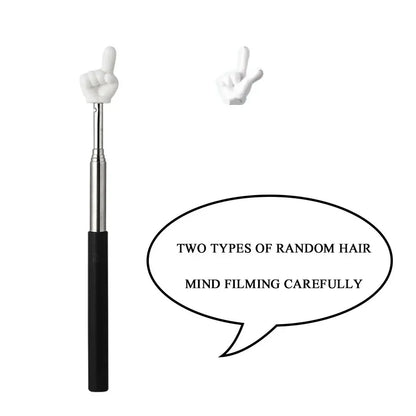 Colorful Finger Reading Sticks Stainless Steel Pointer Parent-Child Finger Reading Sticks Telescopic Rod Kids Teaching Tool