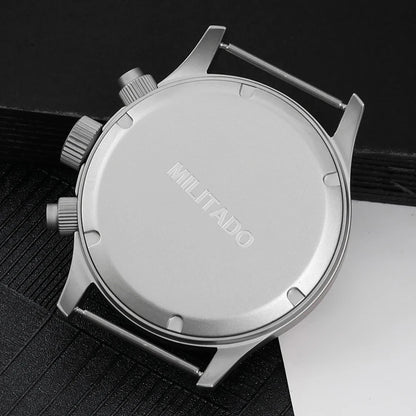 Militado ML1868KF 3 Dial Quartz Watch VK67 Sports Chronograph Watches Man Luminous Sapphire Glass 100M Waterproof 39Mm Watches