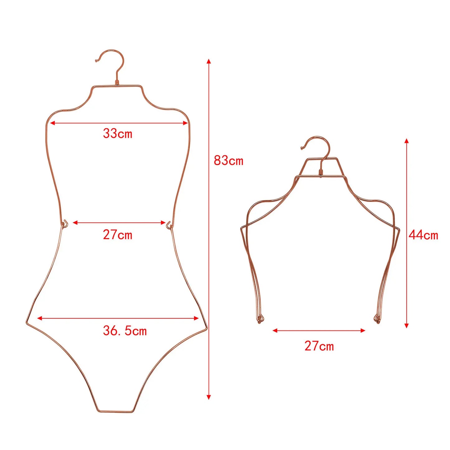 Swimsuit hanger lingerie hanger display hanger, body shape display rack bikini
