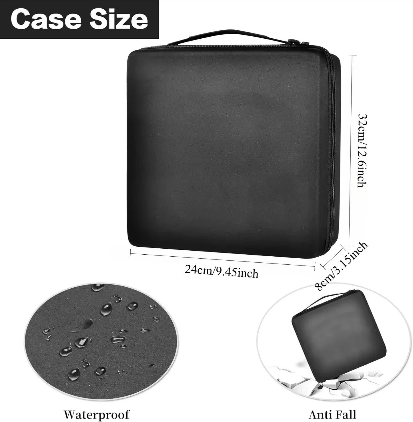 15 Slots Watch Box /Men Watch Display Storage Case Fits All Wristwatches and Smart Watches Up To 42mm Watch Case